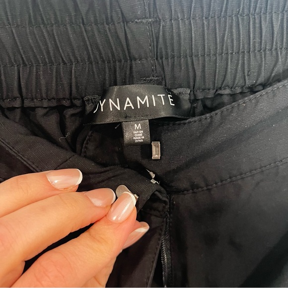 Dynamite Paxton Parachute Black Cargo Pants - Picture 8 of 12